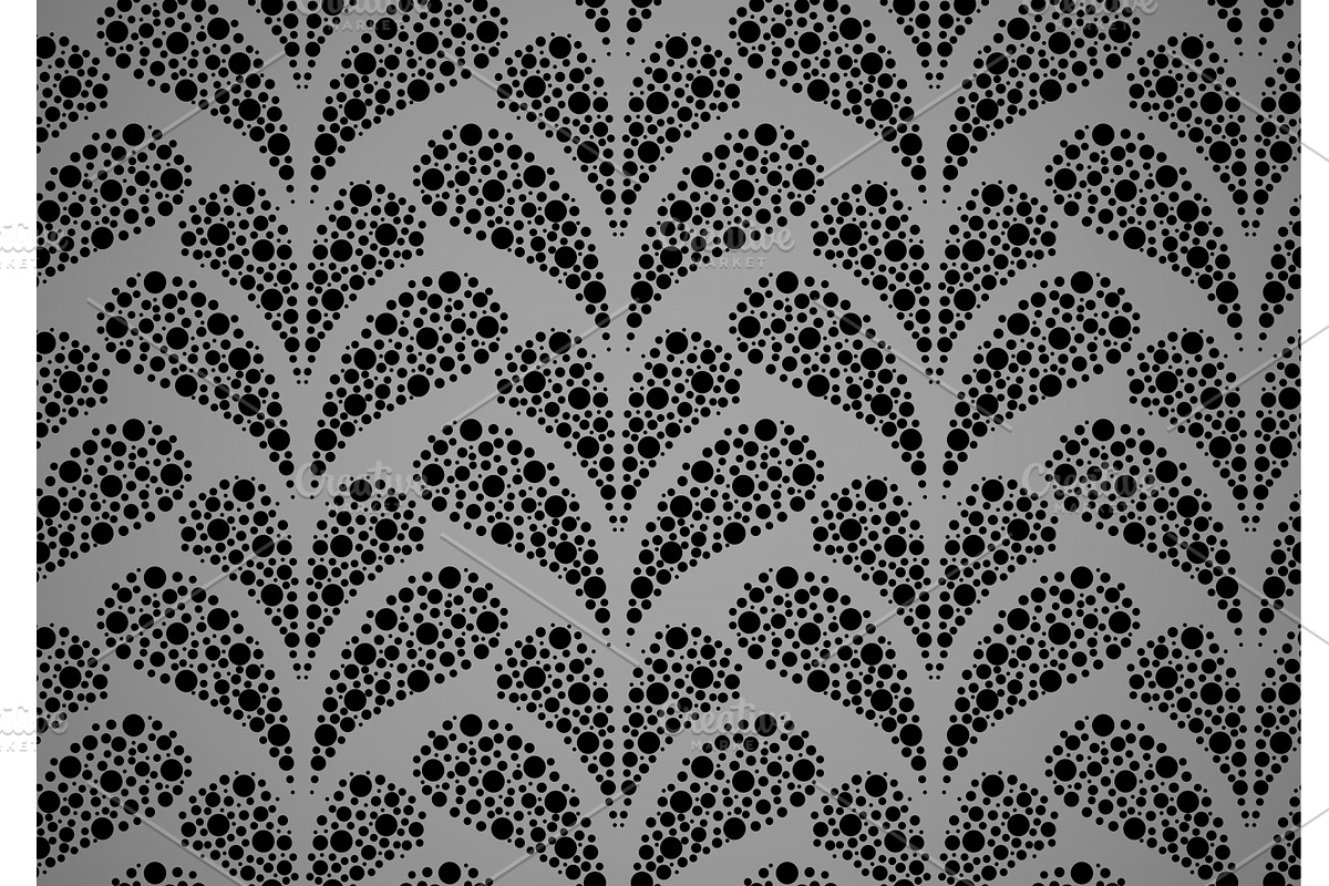 Flower geometric pattern. Seamless, a Decorative Illustration by RODINA (Photo 1 of 3)