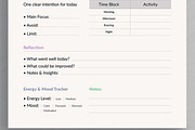Planner Template Layout, a Stationery Template by ContestDesign (Thumbnail 5 of 5)