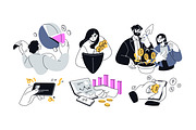 Financial literacy, planning concept, a Finance Illustration by Good Studio (Thumbnail 4 of 9)