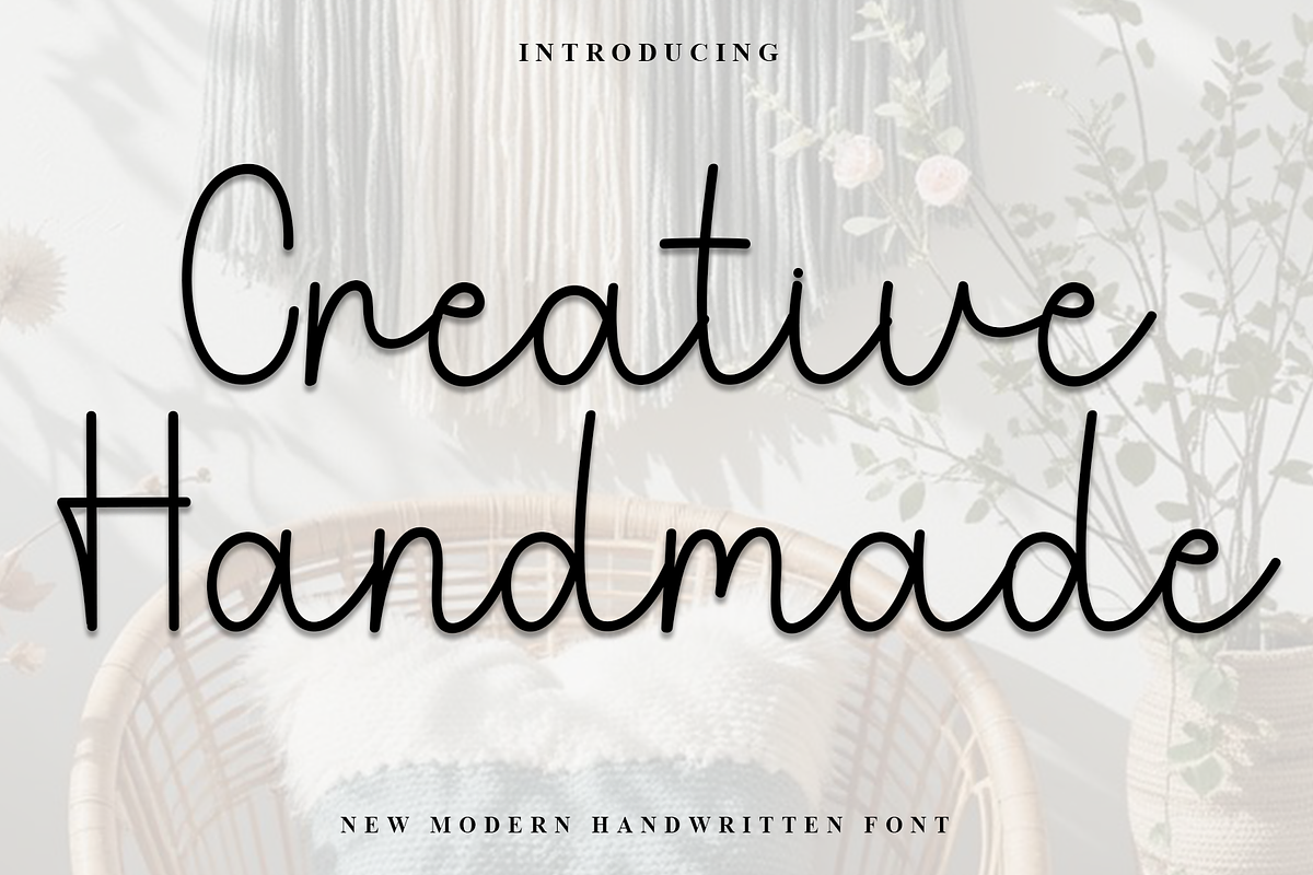 Creative Handmade, a Handwritten Font by InermediaSTUDIO (Photo 1 of 8)