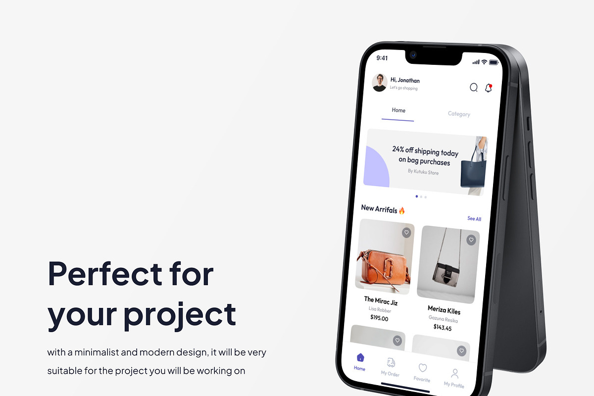 Kutuku - E-Commerce App Ui Kits, an UI Kit Template by Minialis (Photo 3 of 6)