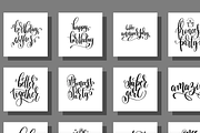 set of 100 lettering posters, a Decorative Illustration by karakotsya (Thumbnail 7 of 7)