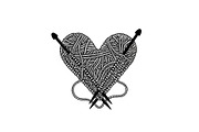 Knitted Heart Love Vector Bundle, an Illustration by Designs_River (Thumbnail 23 of 53)