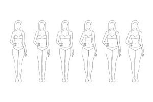 Five types of women s body shapes