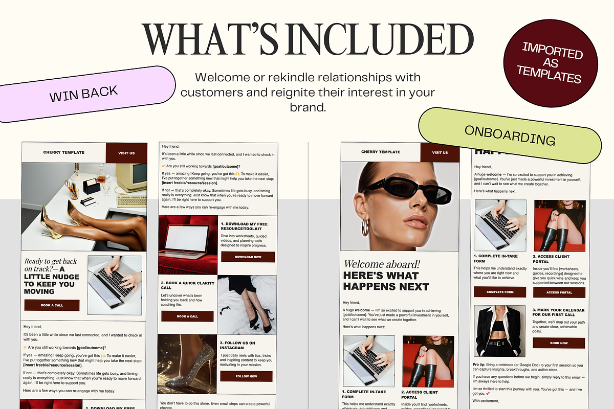 Klaviyo Email Templates for Coaches preview 4