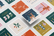 Christmas holiday card designs set, a Seasonal Illustration by Good Studio (Thumbnail 6 of 12)