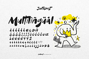 Juxtapost - Edgy Brush Font, a Handwritten Font by ikiiko (Thumbnail 7 of 7)