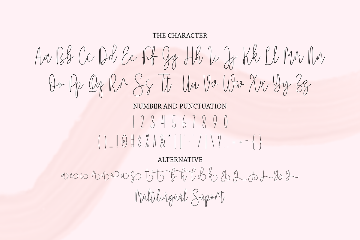 Holy Saghne | Handwritten Font, a Script Font by Forberas Club (Photo 7 of 8)