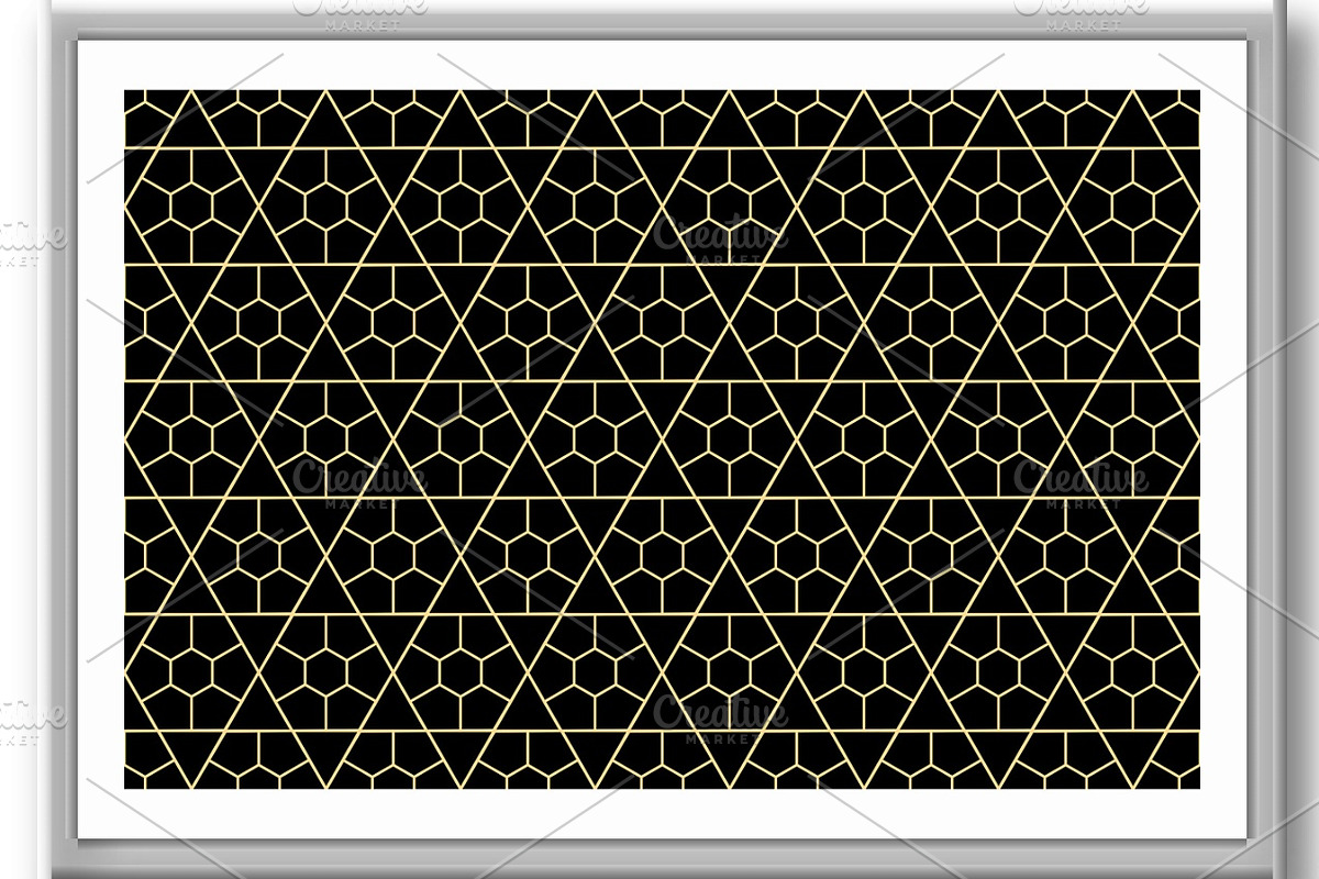 The geometric pattern with lines, a Background Graphic by RODINA (Photo 3 of 3)