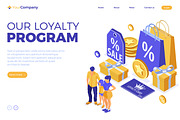 Customer Loyalty Programs Banners, a Person Illustration by TAlex (Thumbnail 6 of 6)