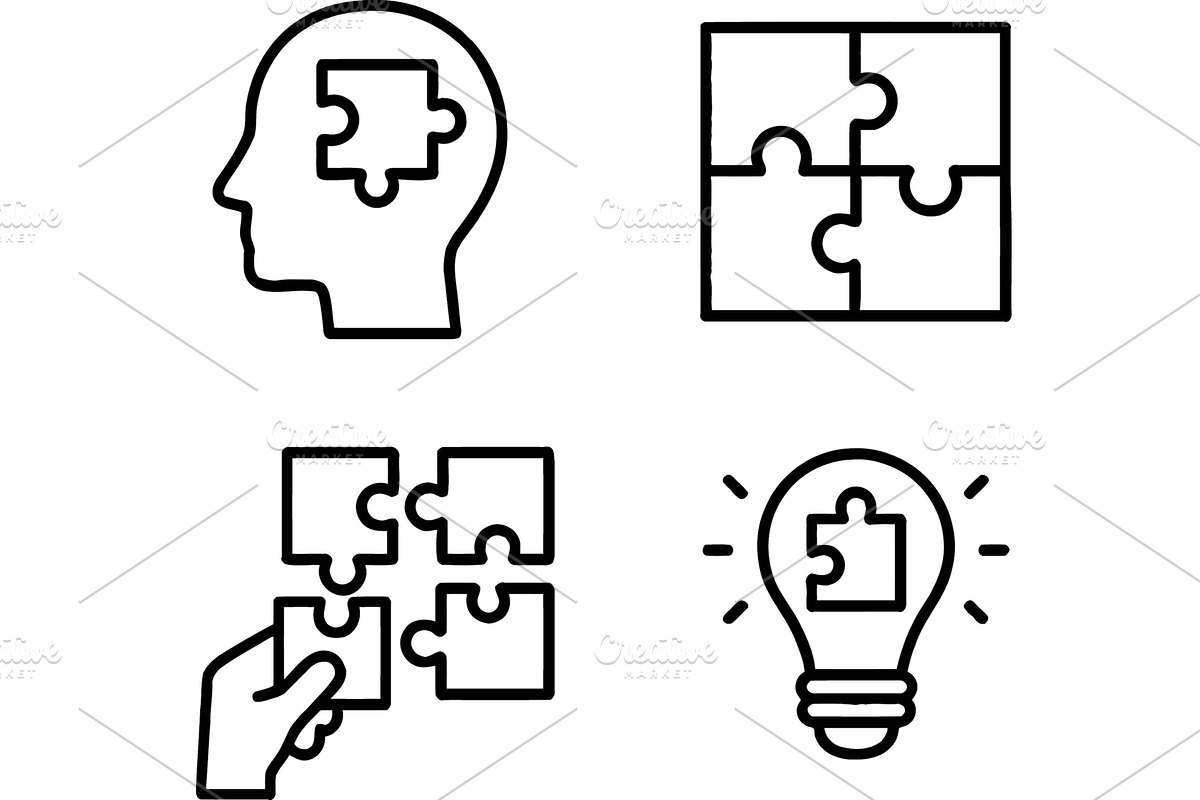 Vector illustration of line icons, an Illustration by ZinetroN