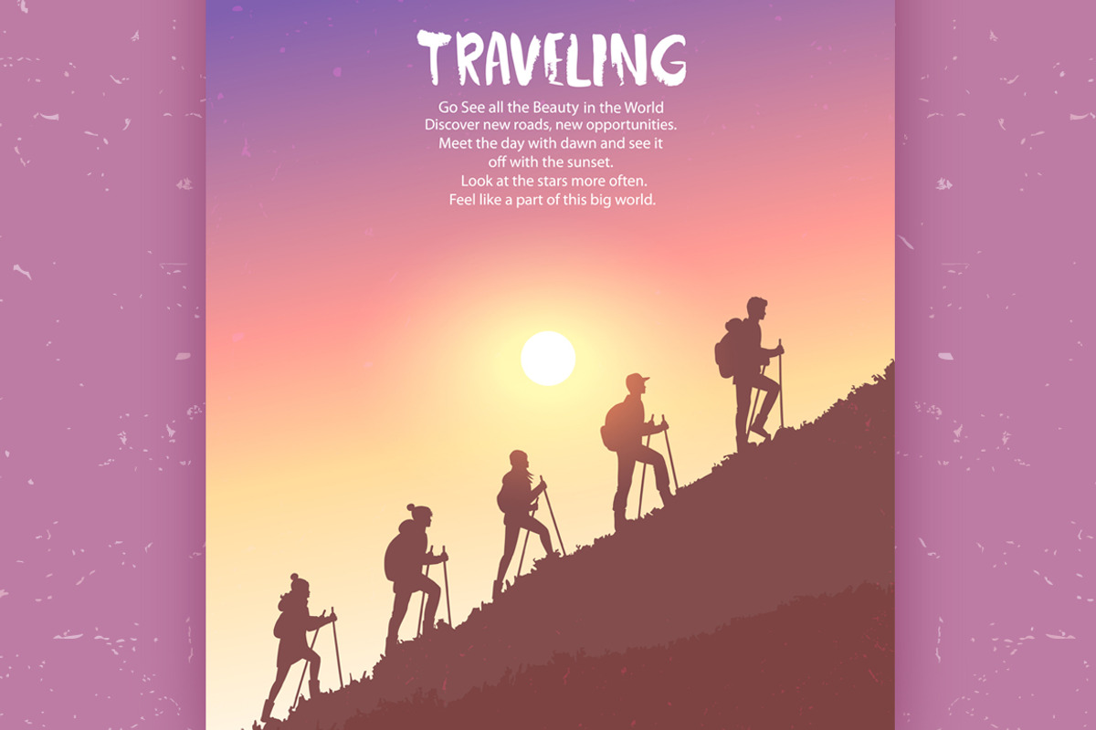 climbing on mountain, a Person Illustration by JulianArt (Photo 3 of 5)