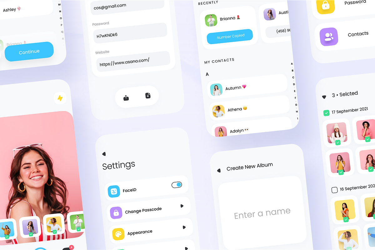 Vault app UI Kit, an App Template by Trung (Photo 6 of 8)