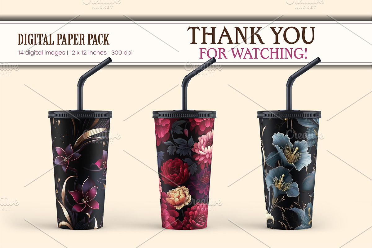 Floral Seamless Patterns 11., a Pattern Graphic by KENO Mascots (Photo 8 of 8)