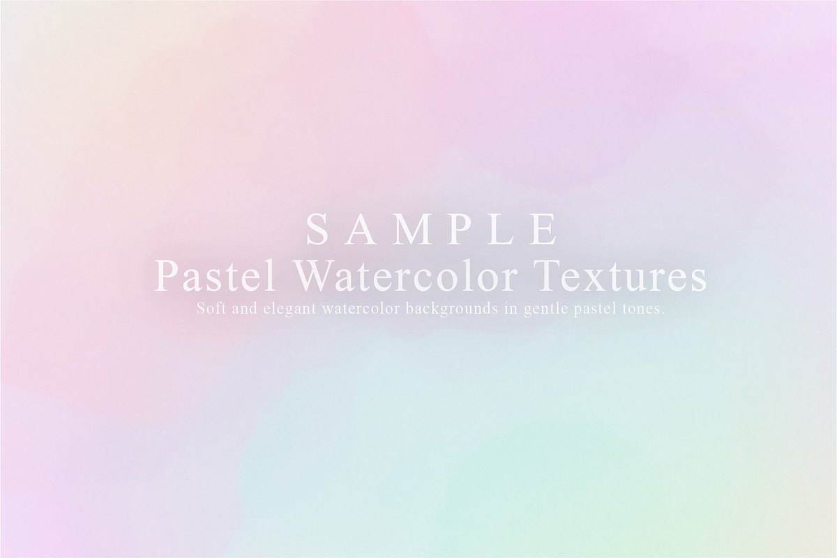 12 Pastel Watercolor Textures, a Texture Graphic by NOMO DESIGN (Photo 4 of 13)