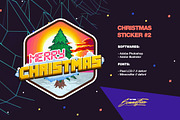 80's Stickers - christmas|newyear, a Branding & Logo Template by Sonnyfive (Thumbnail 4 of 10)