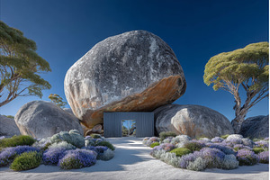 The large rock situated atop Cypress, a Nature Photo by ZinetroN