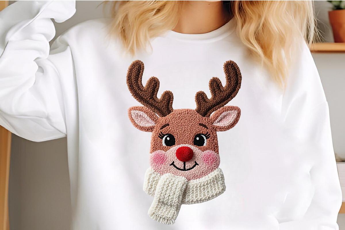 Yarn Crochet Reindeer  Png, an Illustration by Craft Nest (Photo 2 of 5)