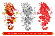 Chinese Dragon, an Animal Illustration by Vector beauty (Thumbnail 1 of 3)