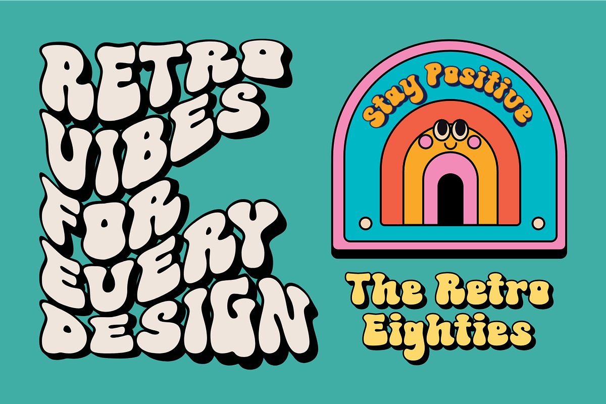 The Retro Eighties, a Serif Font by ahweproject (Photo 3 of 18)