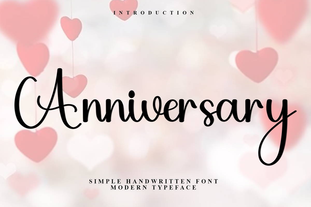 Anniversary, a Handwritten Font by FreshTypeINK (Photo 3 of 7)