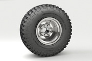 OFF ROAD WHEEL AND TIRE 3, a Cars & Vehicle 3D Model by NNAVAS 3D (Thumbnail 3 of 9)