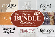 Best Seller Bundle Collection, a Serif Font by Black Studio