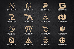 monogram logo design - SVG file