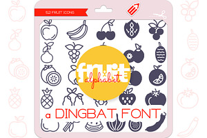 Fruit Alphabet - Dingbat Font