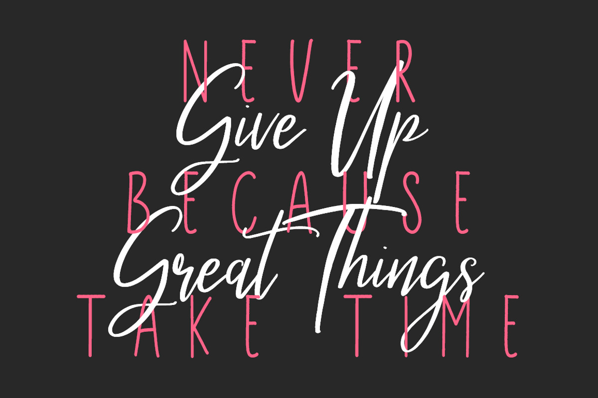 Fturism Brush Script Sans Font, a Script Font by Maulana Creative (Photo 5 of 6)