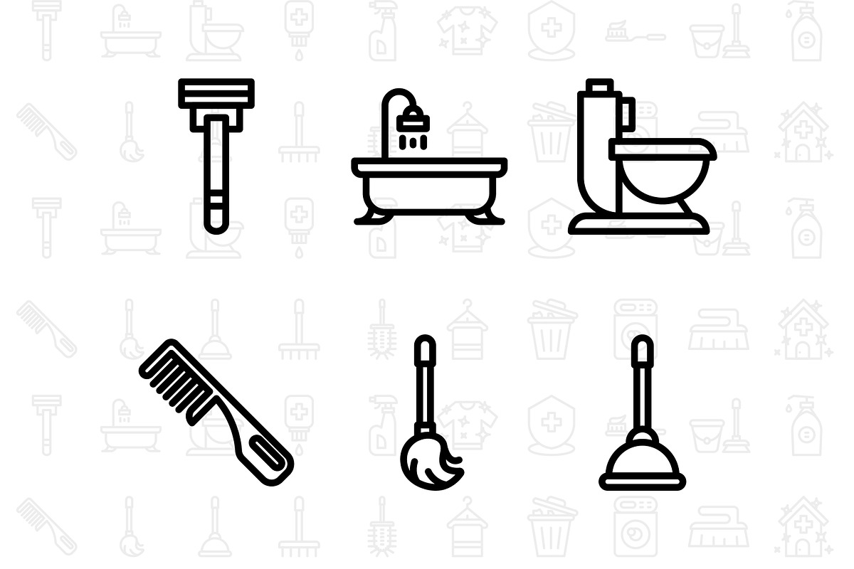 20 cleaning line icon, an Icon by khalwa.studio (Photo 3 of 3)