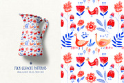 Folk Gouache Patterns, a Pattern Graphic by Webvilla Studio (Thumbnail 3 of 7)