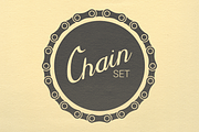 Badge Elements - Chain Set, an Object Graphic by Bearded Creative (Thumbnail 1 of 4)