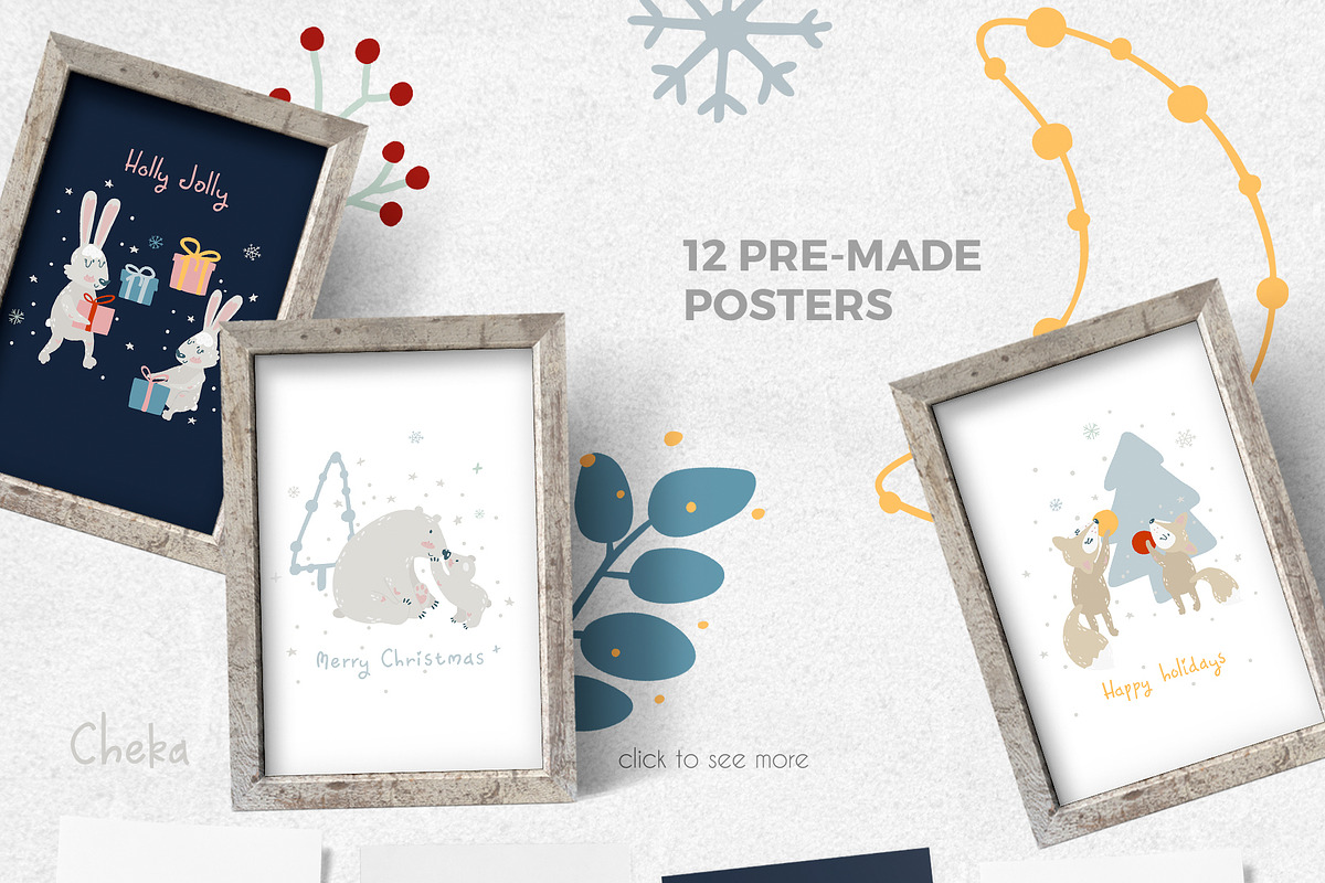 Christmas collection, an Animal Illustration by Kate Art (Photo 3 of 10)