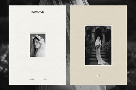 ROMANCE Paper Frames & Textures