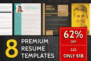 62% Off: Resume Templates Bundle