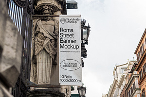 Roma Urban Banner Mockup