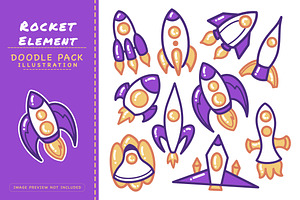 Rocket Element - Doodle Pack