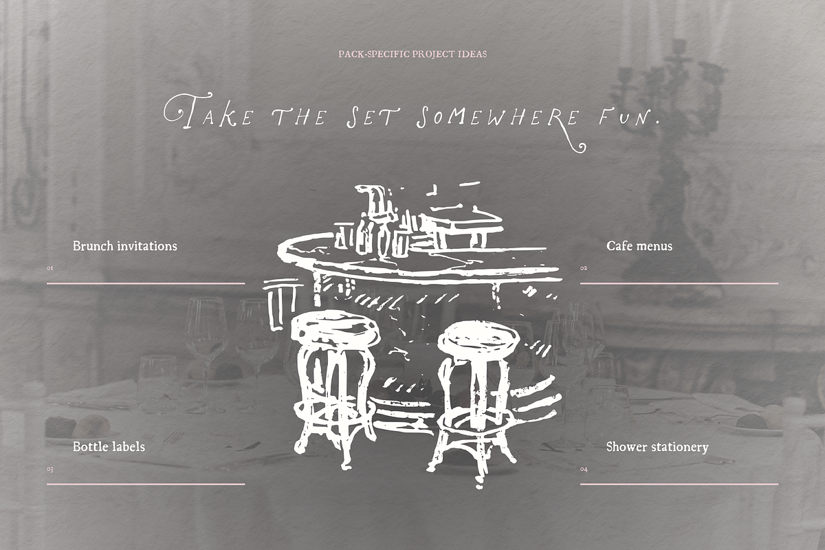 Brunch Clipart, Champagne Doodle Art, a Food Illustration by The October Creative (Photo 9 of 13)