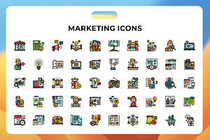 Marketing Icons, an Icon by Wencory