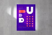 Modern Minimal Poster Templates, a Marketing Template by QASO (Thumbnail 5 of 6)