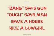 Madhorse Western Font, a Sans Serif Font by Cmptrules (Thumbnail 2 of 7)
