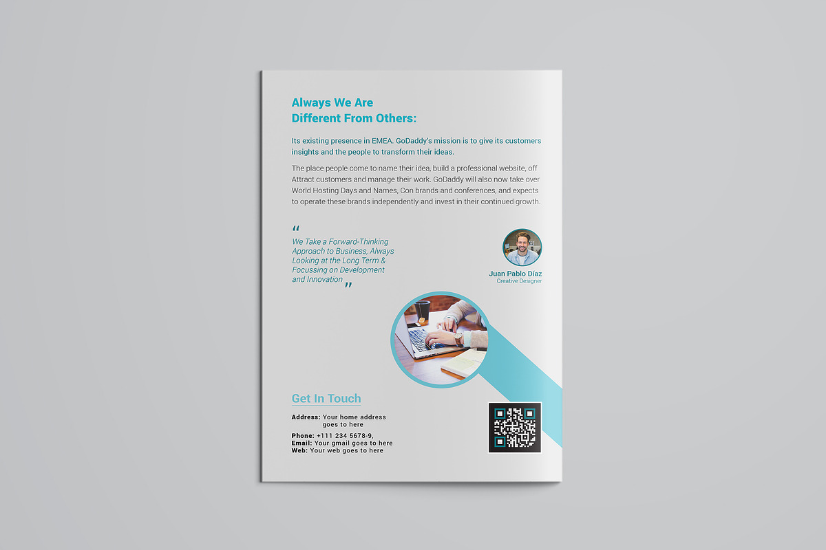 Blue Corporate Business Brochure, a Brochure Template by ZAAS (Photo 5 of 8)