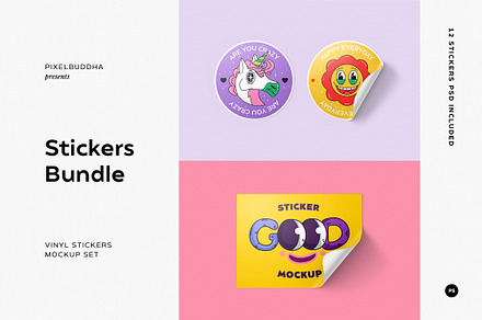 Ripped Sticker Mockup | Product Mockups ~ Creative Market