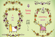 Cats in Socks & Wonder Flowers, an Object Graphic by Zooza Art (Thumbnail 4 of 10)