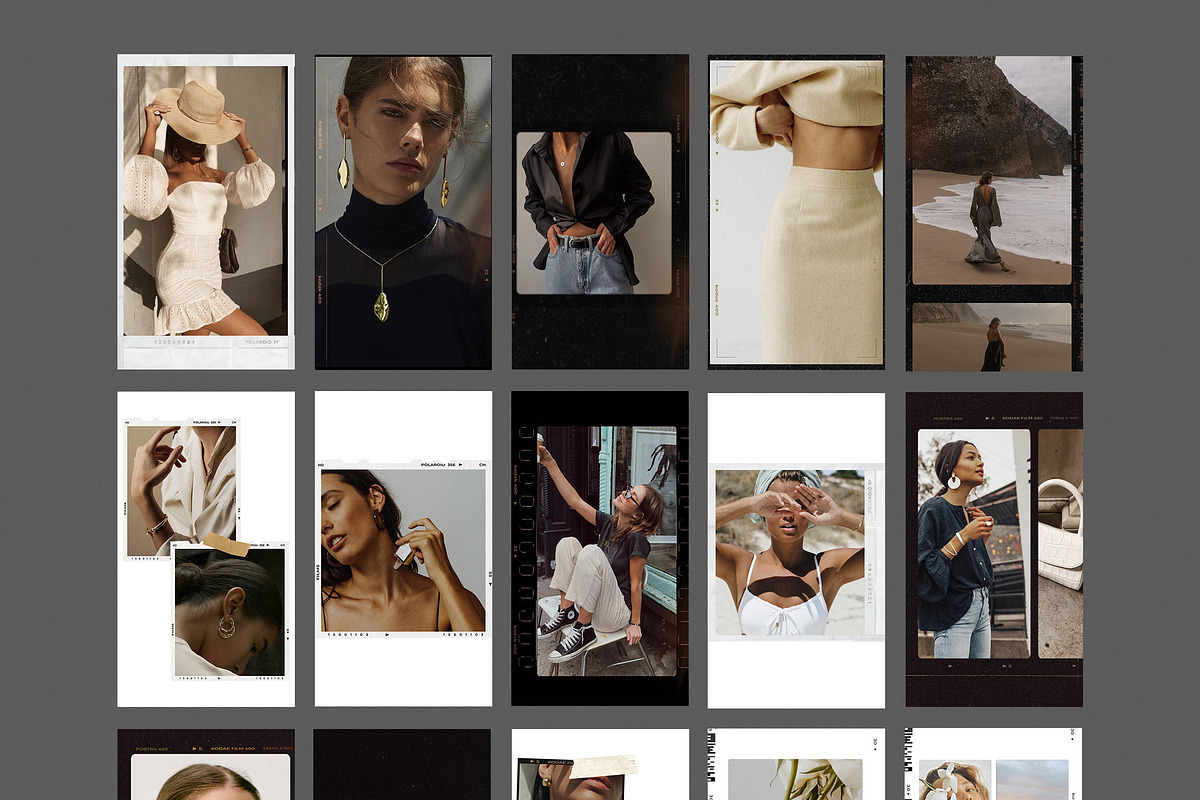 CANVA & PS / 120 Film Frames, a Social Media Template by Simple có (Photo 15 of 17)