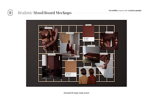 Realistic Mood Board Mockups Vol.2