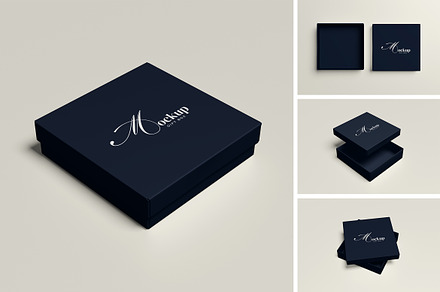 Gift Box Mockup, an Advertising Mockup by HanaSaka_Studio