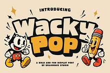 Wacky Pop – Cartoon Display Font