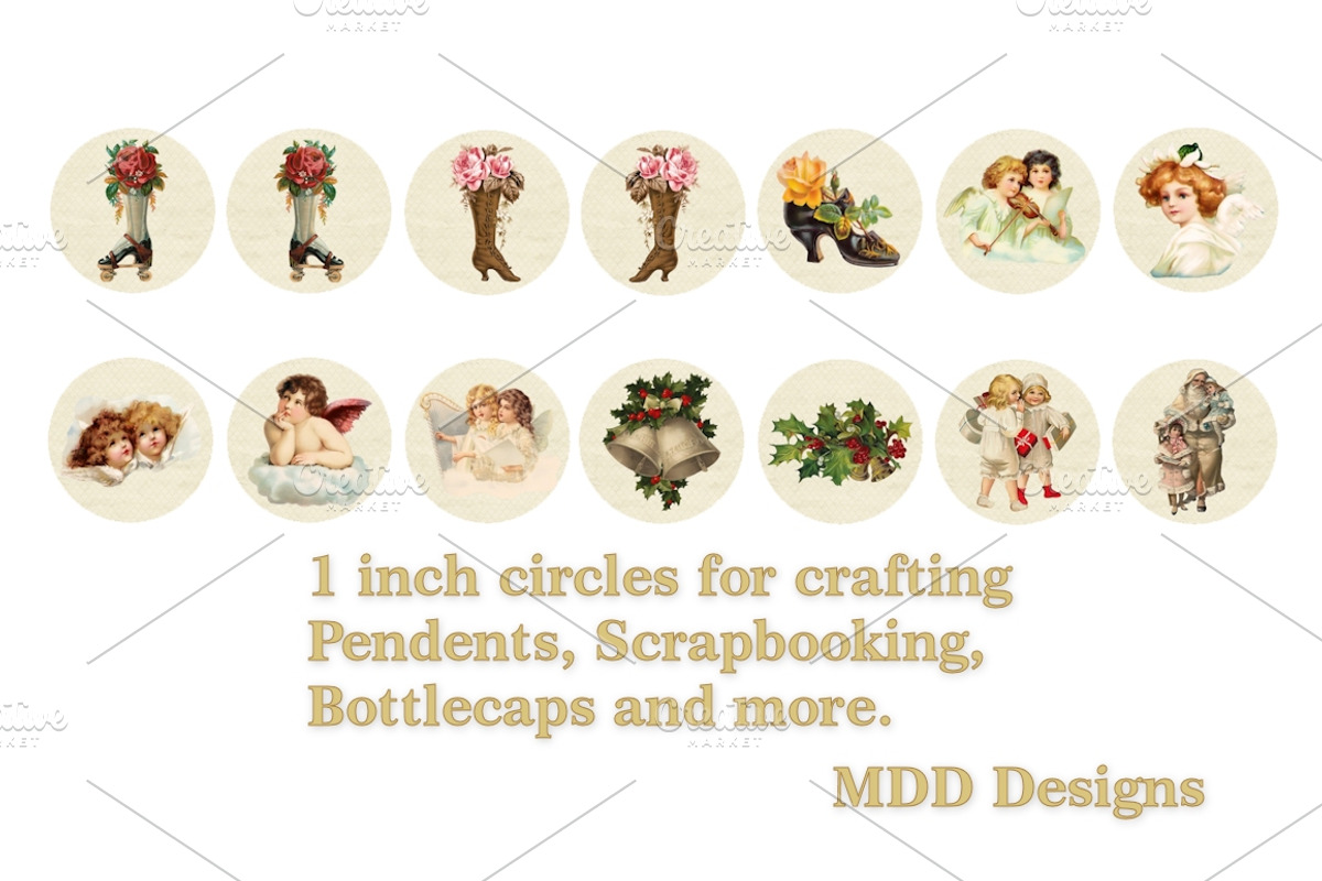 Mixed Vintage Collage Sheet, an Illustration by MDD Designs (Photo 4 of 4)